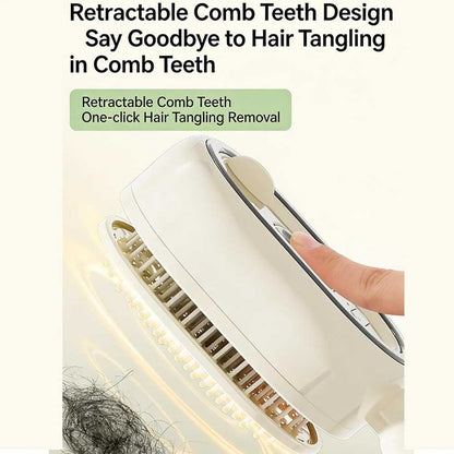 Rechargeable Steam Hair Brush  2-in-1 Detangling & Hair Styling Tool with Nourishing Oil Technology~فرشاة بخار قابلة لإعادة الشحن 2 في 1 لفك تشابك الشعر وتصفيفه مع تقنية الزيوت المغذية