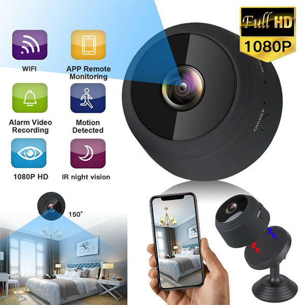 A9 1080P HD Mini Camera WIFI Magnet Smart Wireless Camcorder Home Security P2P Night Vision Motion Detection Cam